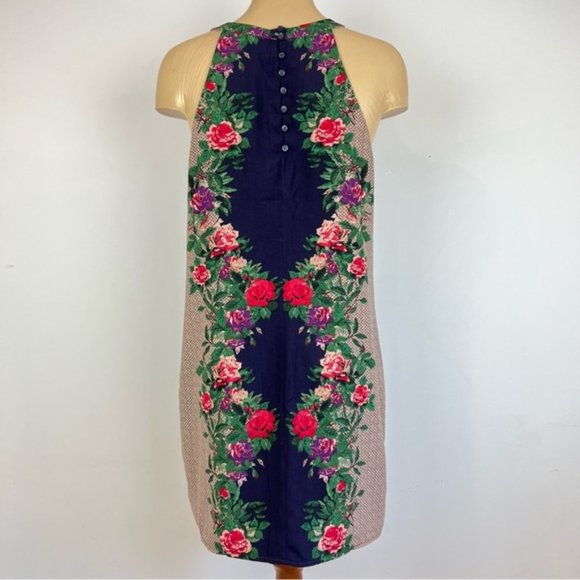 One Clothing Navy Floral Mini Dress - Picture 3 of 10